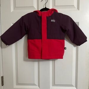 REI Kids Jacket Size 2T Pink/Purple